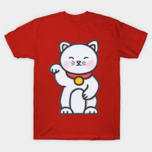 Lucky Shop Cat T-Shirt